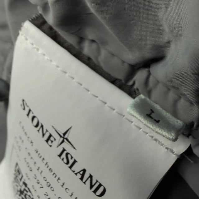 A/W 26 Stone Island Hand Painted David Light-TC Hooded Jacket - Grey & Blue