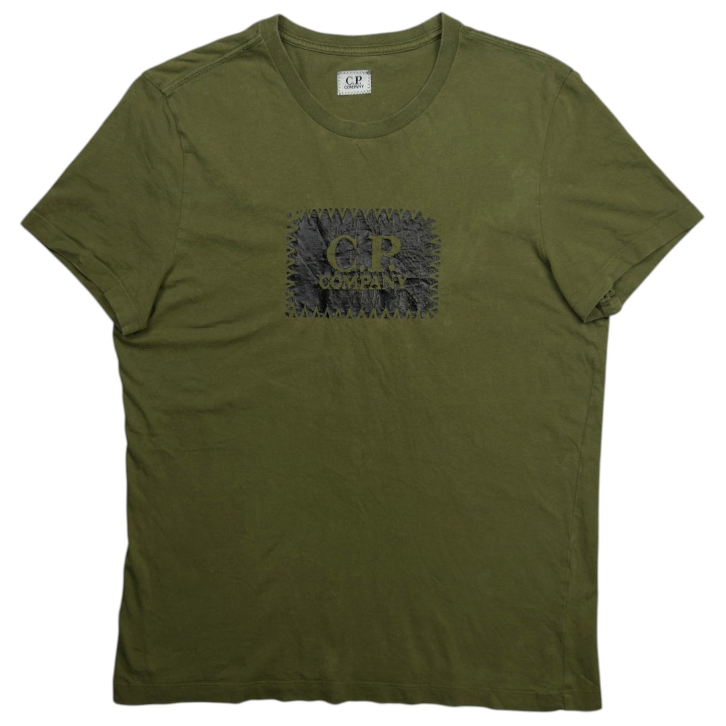 C.P. Company Big Stitch Logo T-Shirt - Green