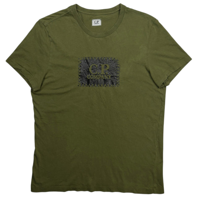 C.P. Company Big Stitch Logo T-Shirt - Green