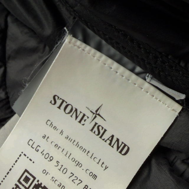 A/W 23 Stone Island 50 Fili Quilted-TC Hooded Parka - Black