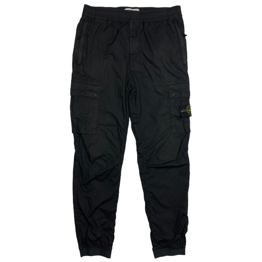 S/S 22 Stone Island Stretch Cotton Cuffed Cargo Trousers