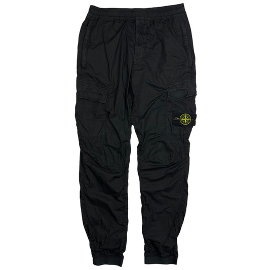 S/S 21 Stone Island Stretch Cotton Cuffed Cargo Trousers