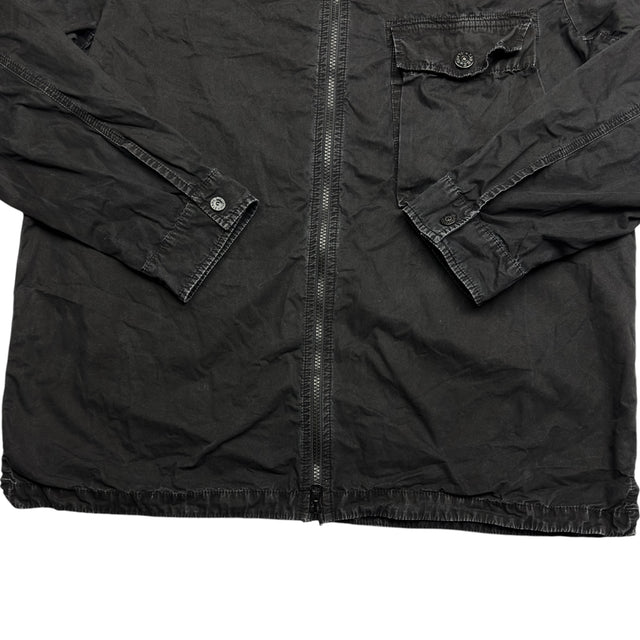 S/S 20 Stone Island Cotton Overshirt - Black