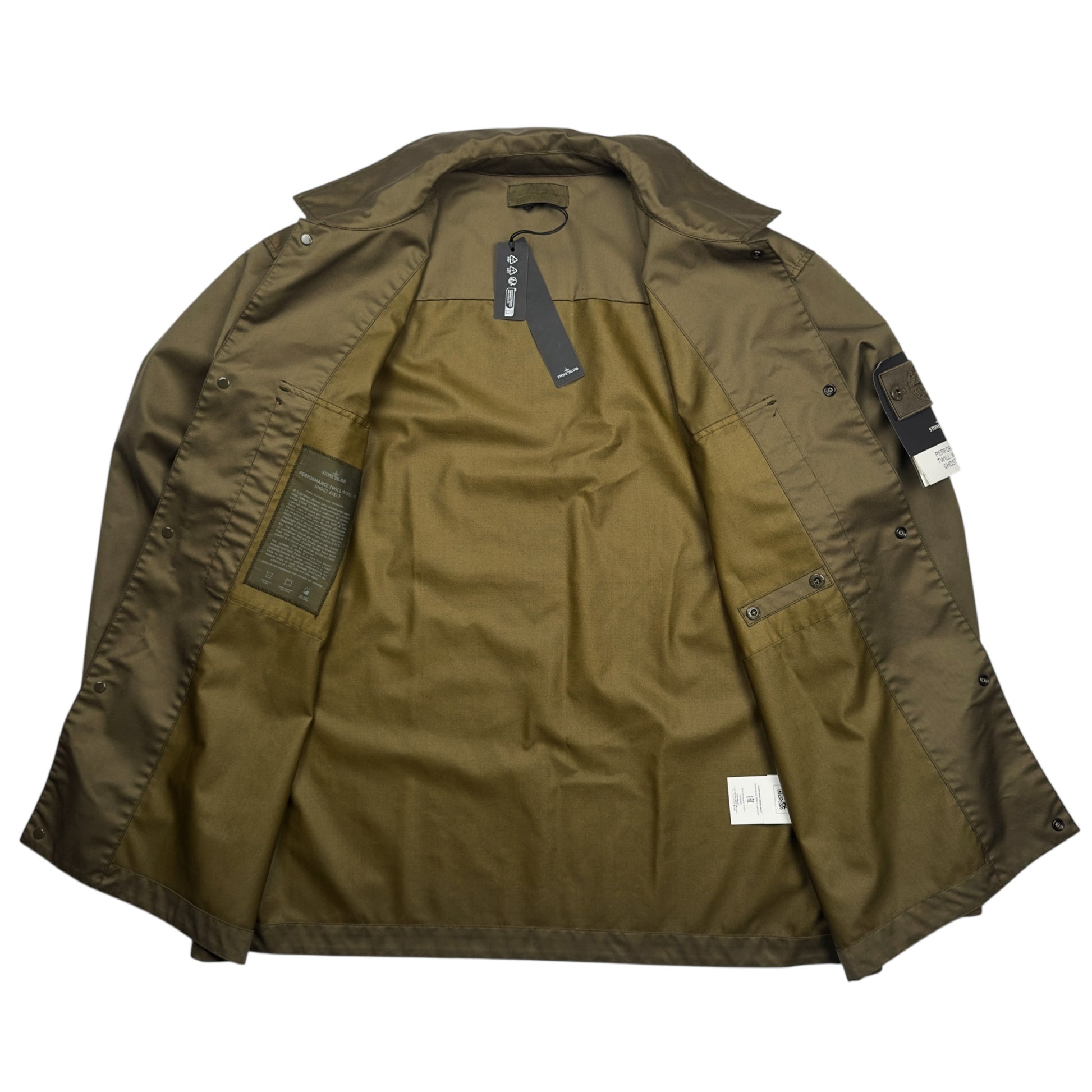A/W 24 Stone Island Performance Twill Wool TC Ghost Jacket
