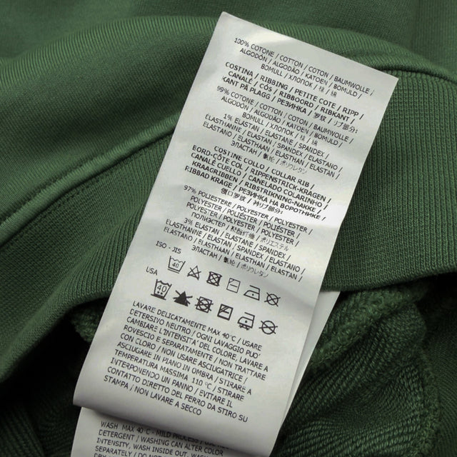 S/S 26 Stone Island Marina Cotton Fleece Hoodie - Quartz Green