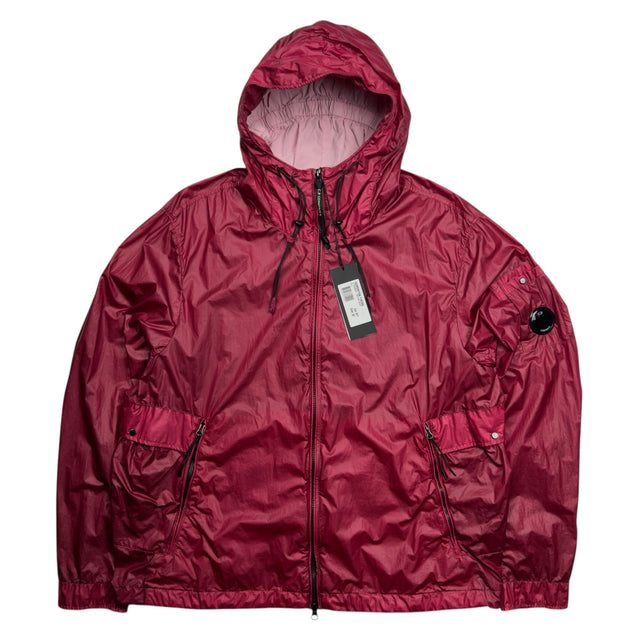 S/S 24 C.P. Company CS II Hooded Lens Jacket - Burgundy