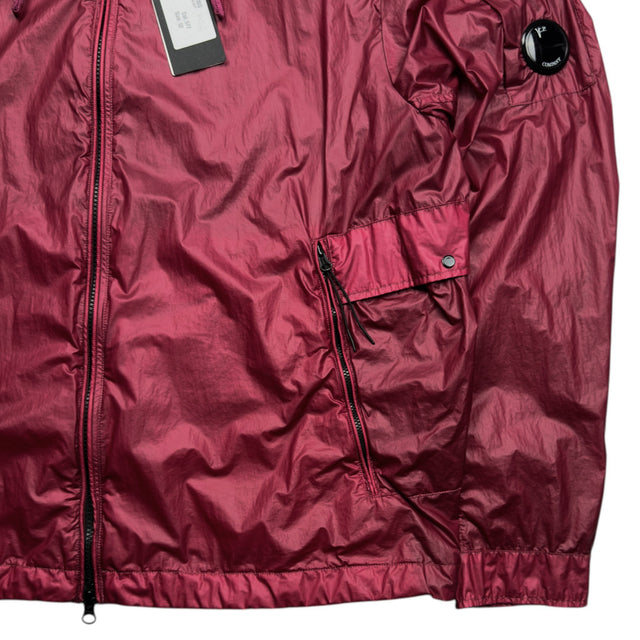 S/S 24 C.P. Company CS II Hooded Lens Jacket - Burgundy