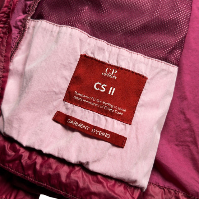 S/S 24 C.P. Company CS II Hooded Lens Jacket - Burgundy