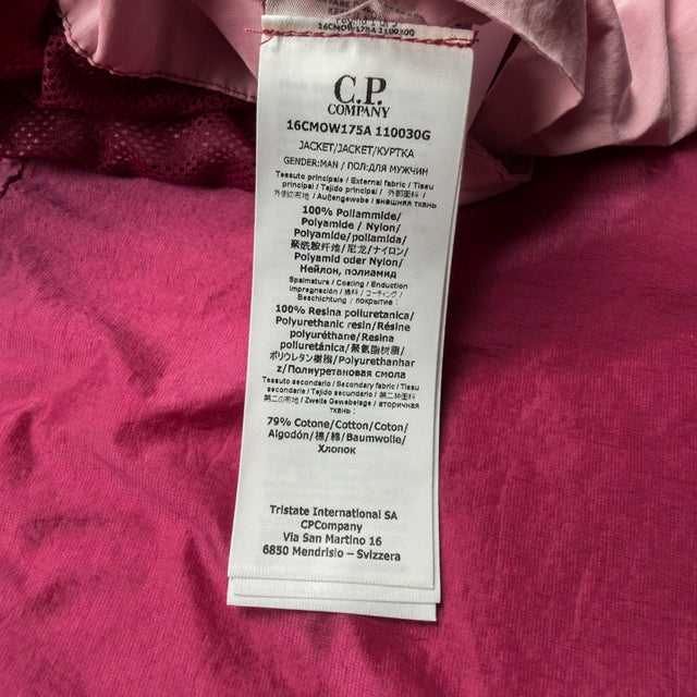 S/S 24 C.P. Company CS II Hooded Lens Jacket - Burgundy