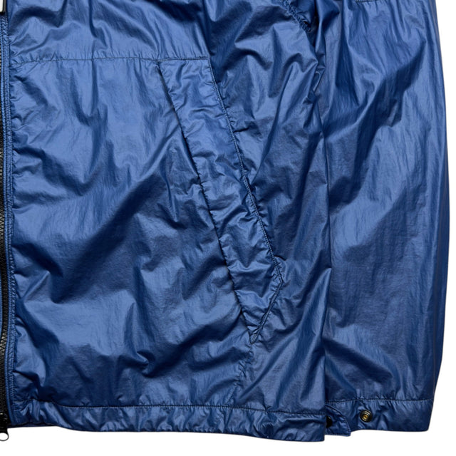 S/S 25 C.P. Company CS II Mixed Hooded Lens Jacket - Blue