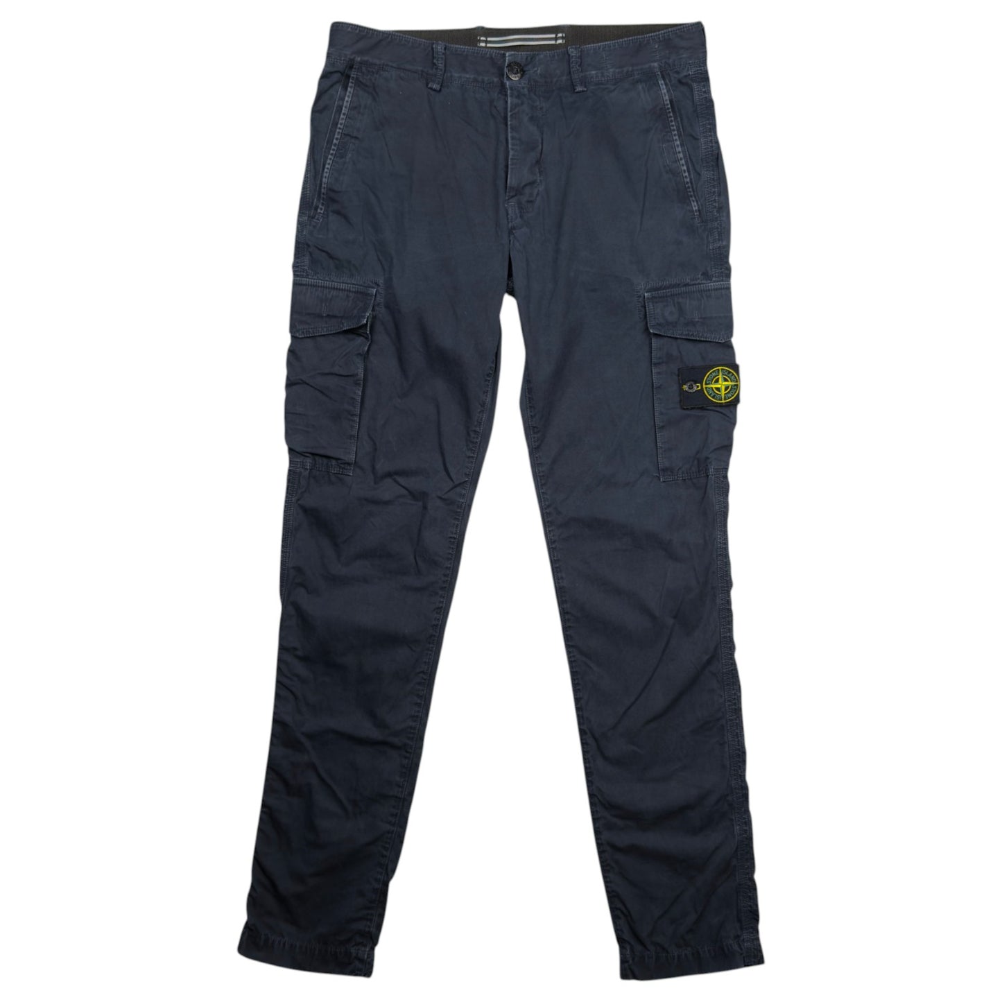 S/S 16 Stone Island Cotton Cargo Trousers 32 SL - Navy