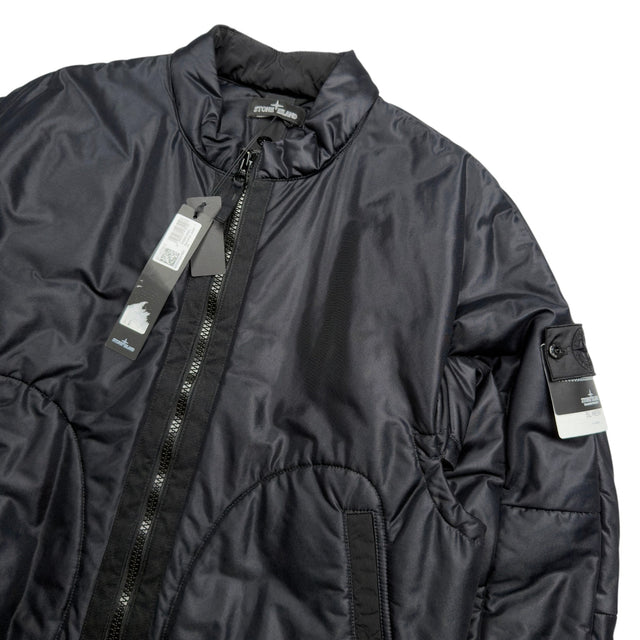 S/S 23 Stone Island Shadow Project 5L Mesh Insulated Bomber Jacket - Black