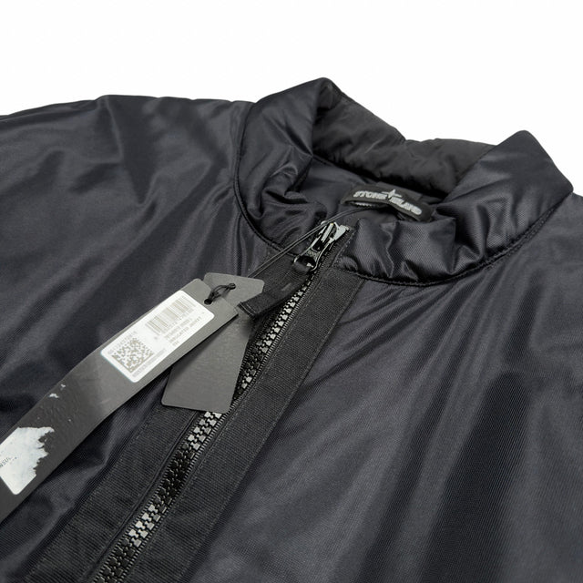 S/S 23 Stone Island Shadow Project 5L Mesh Insulated Bomber Jacket - Black