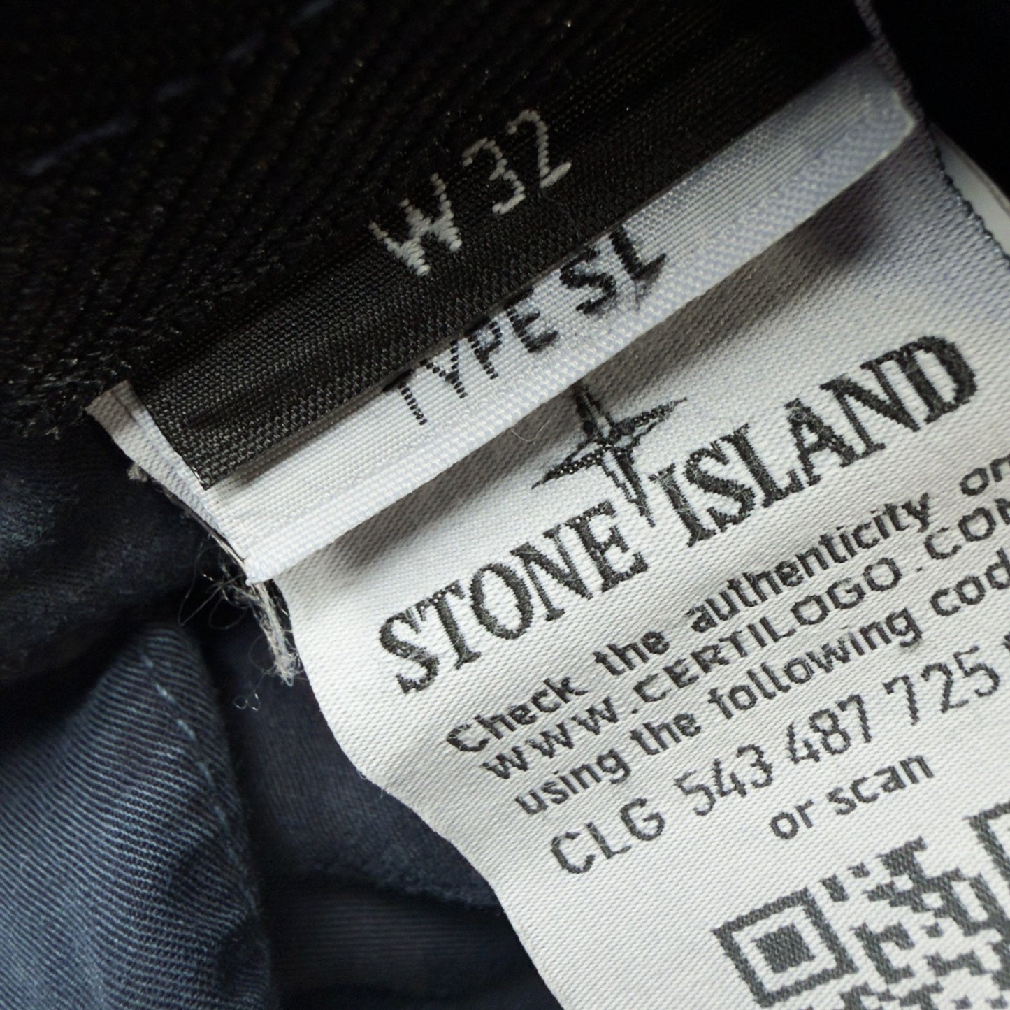 S/S 16 Stone Island Cotton Cargo Trousers 32 SL - Navy