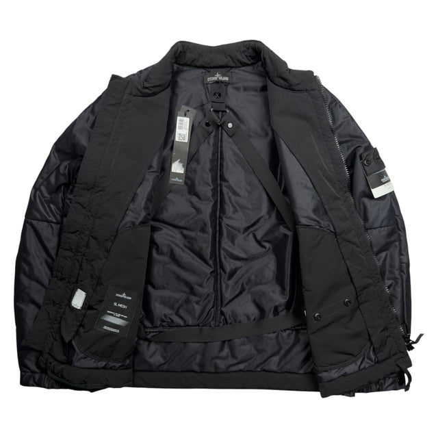 S/S 23 Stone Island Shadow Project 5L Mesh Insulated Bomber Jacket - Black
