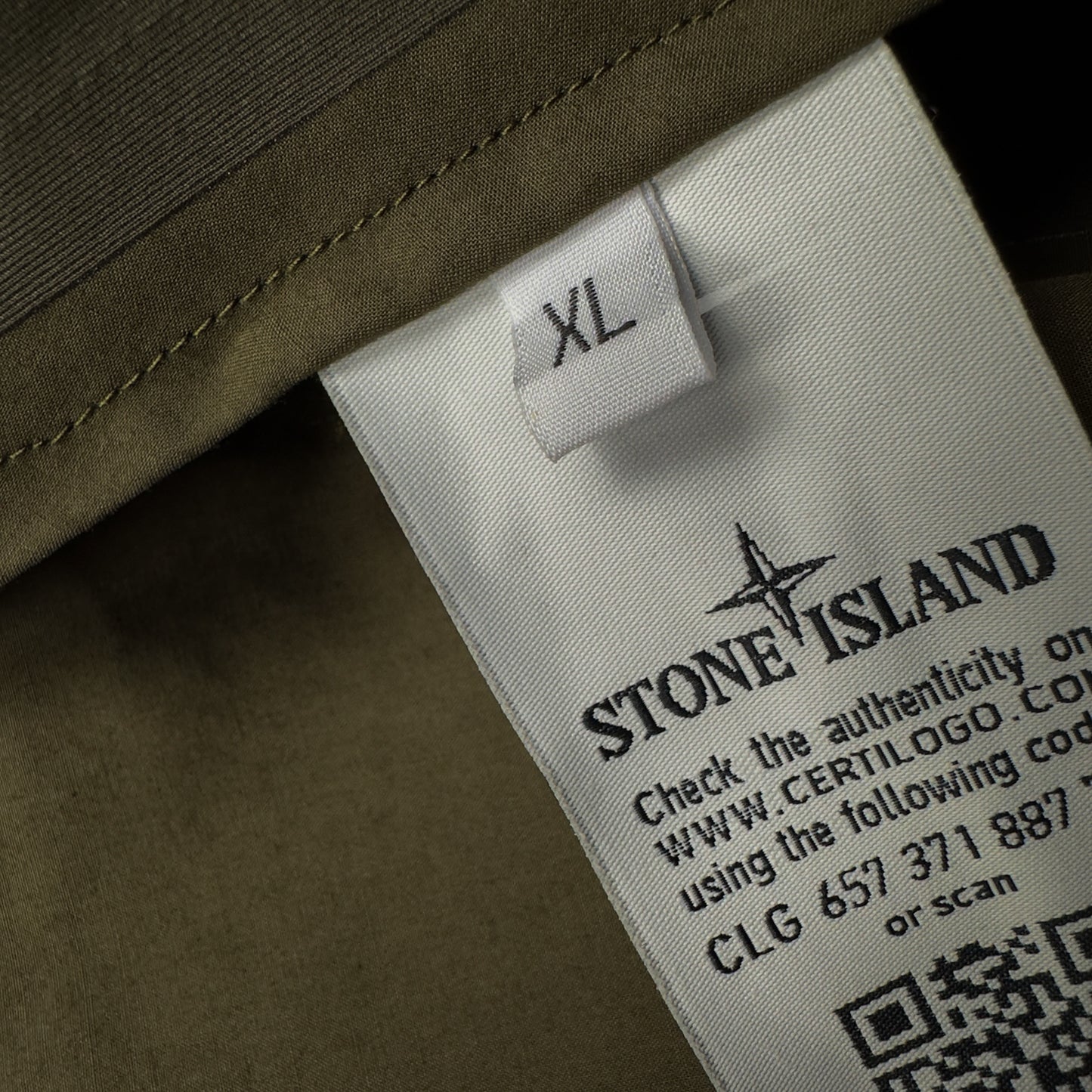 S/S 14 Stone Island 3L Performance Cotton Ghost Hooded Trench Coat