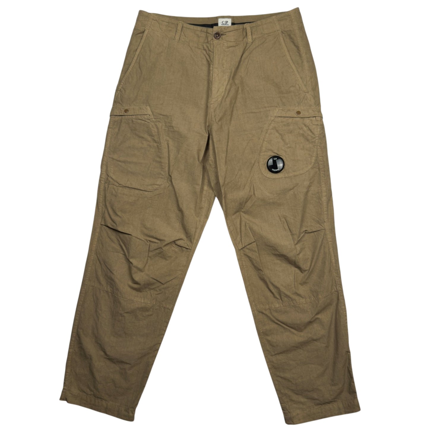 C.P. Company Ba-Tic Light Loose Fit Cargo Trousers - Tan