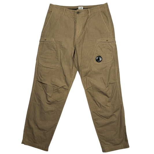 C.P. Company Ba-Tic Light Loose Fit Cargo Trousers - Tan