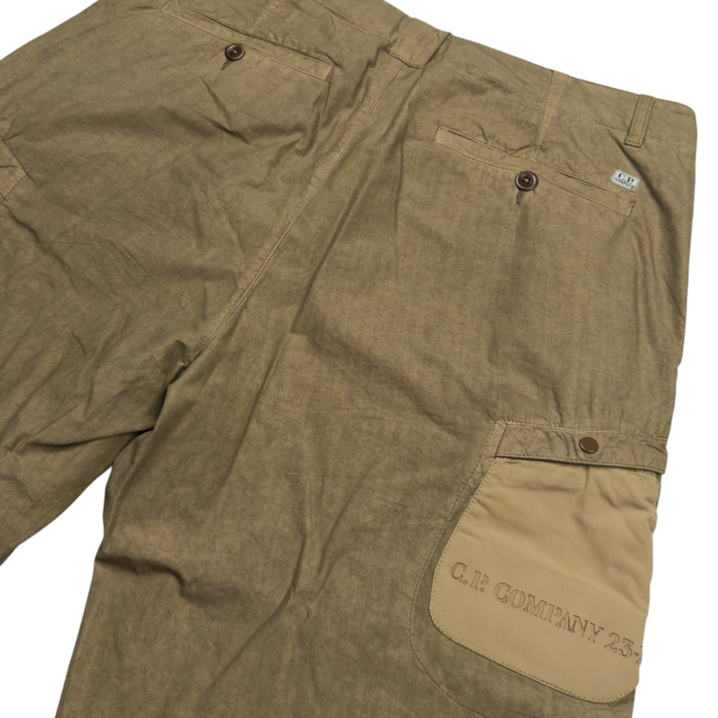 C.P. Company Ba-Tic Light Loose Fit Cargo Trousers - Tan