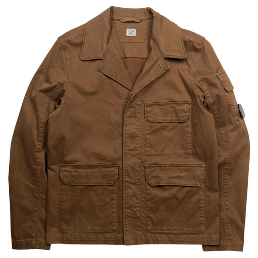 C.P. Company Cotton Blazer Jacket - Brown