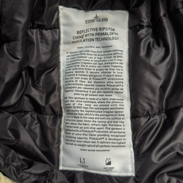 A/W 20 Stone Island Reflective Ripstop Chiné Primaloft Hooded Jacket
