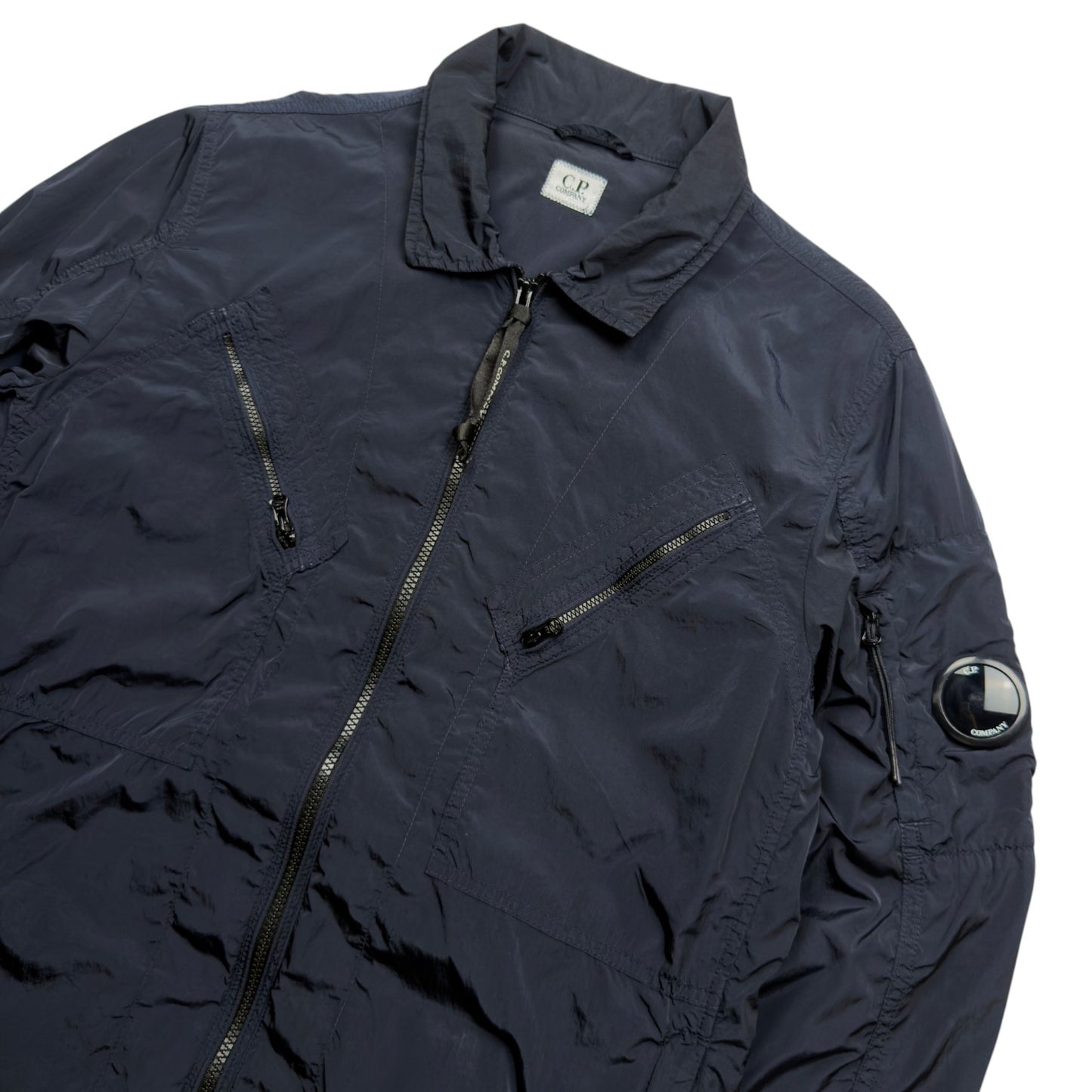 C.P. Company Chrome Nylon Overshirt - Navy