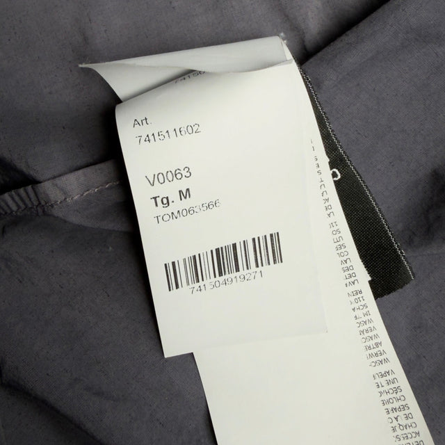 S/S 21 Stone Island Naslan Light Shoulder Badge Hooded Overshirt - Pewter Grey