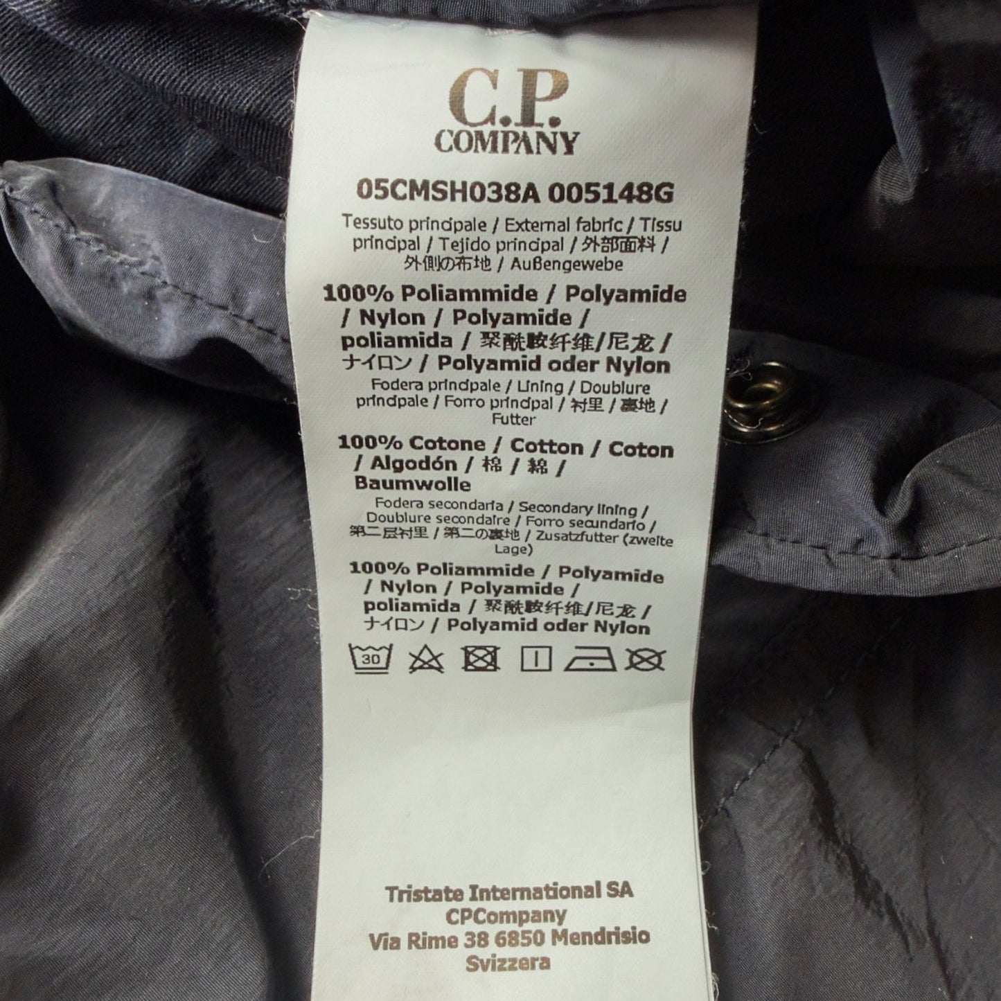 C.P. Company Chrome Nylon Overshirt - Navy