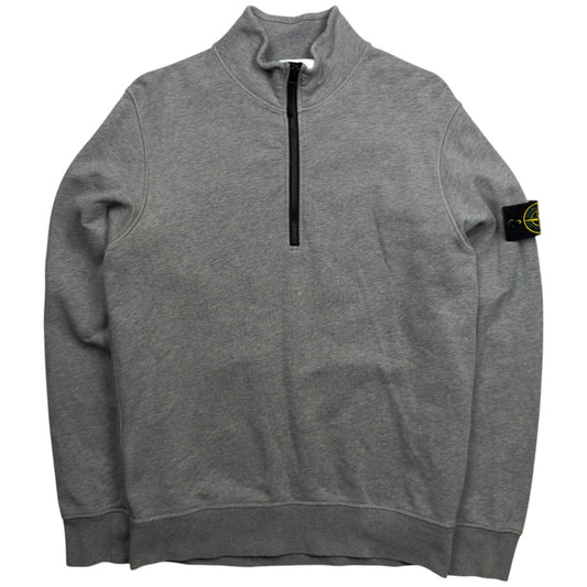 S/S 23 Stone Island Quarter Zip Sweater - Grey