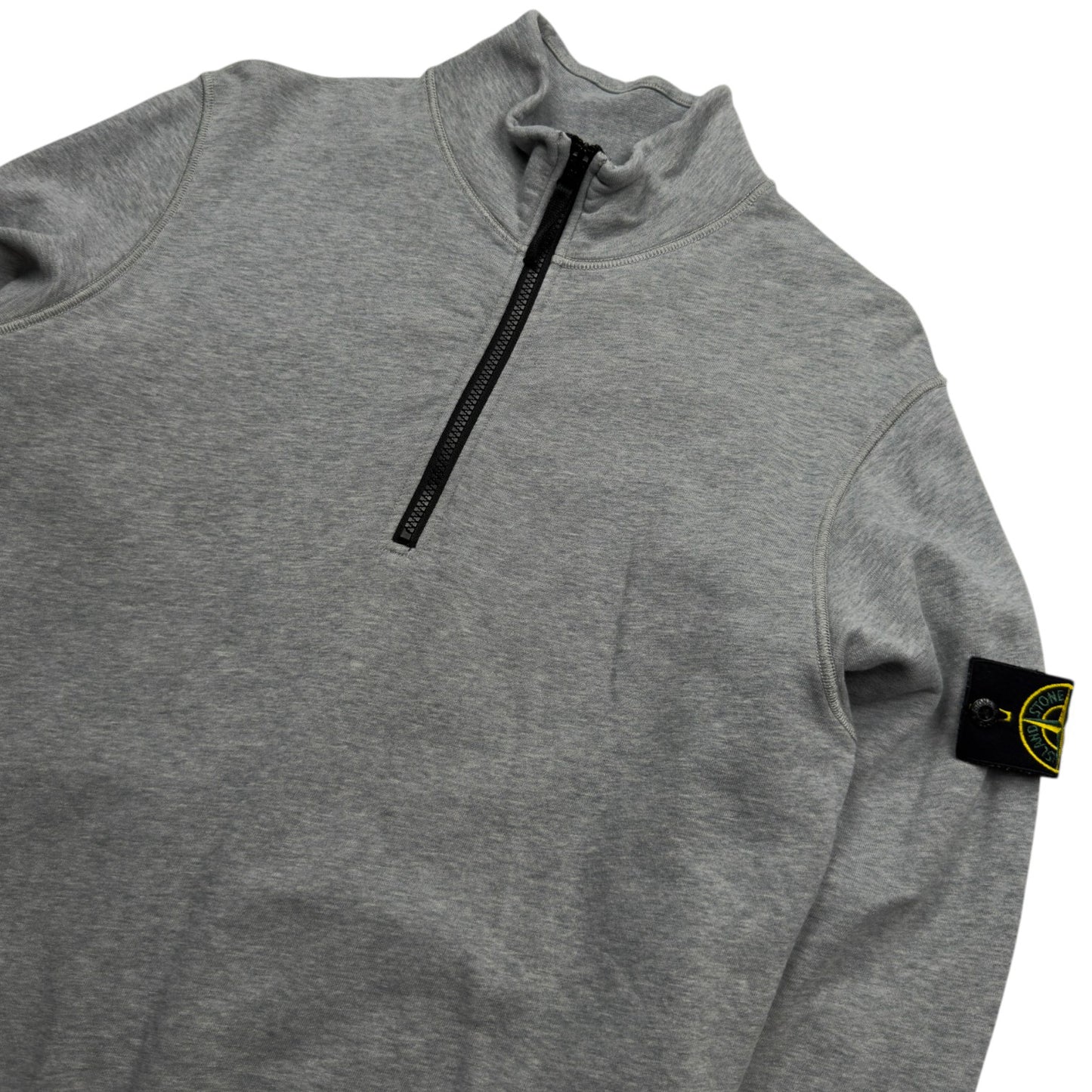 S/S 23 Stone Island Quarter Zip Sweater - Grey