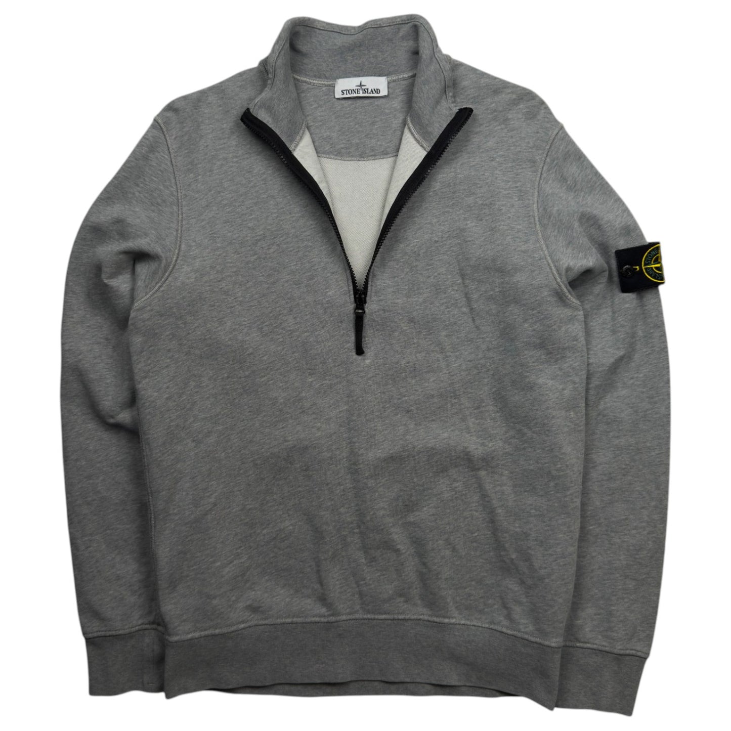 S/S 23 Stone Island Quarter Zip Sweater - Grey