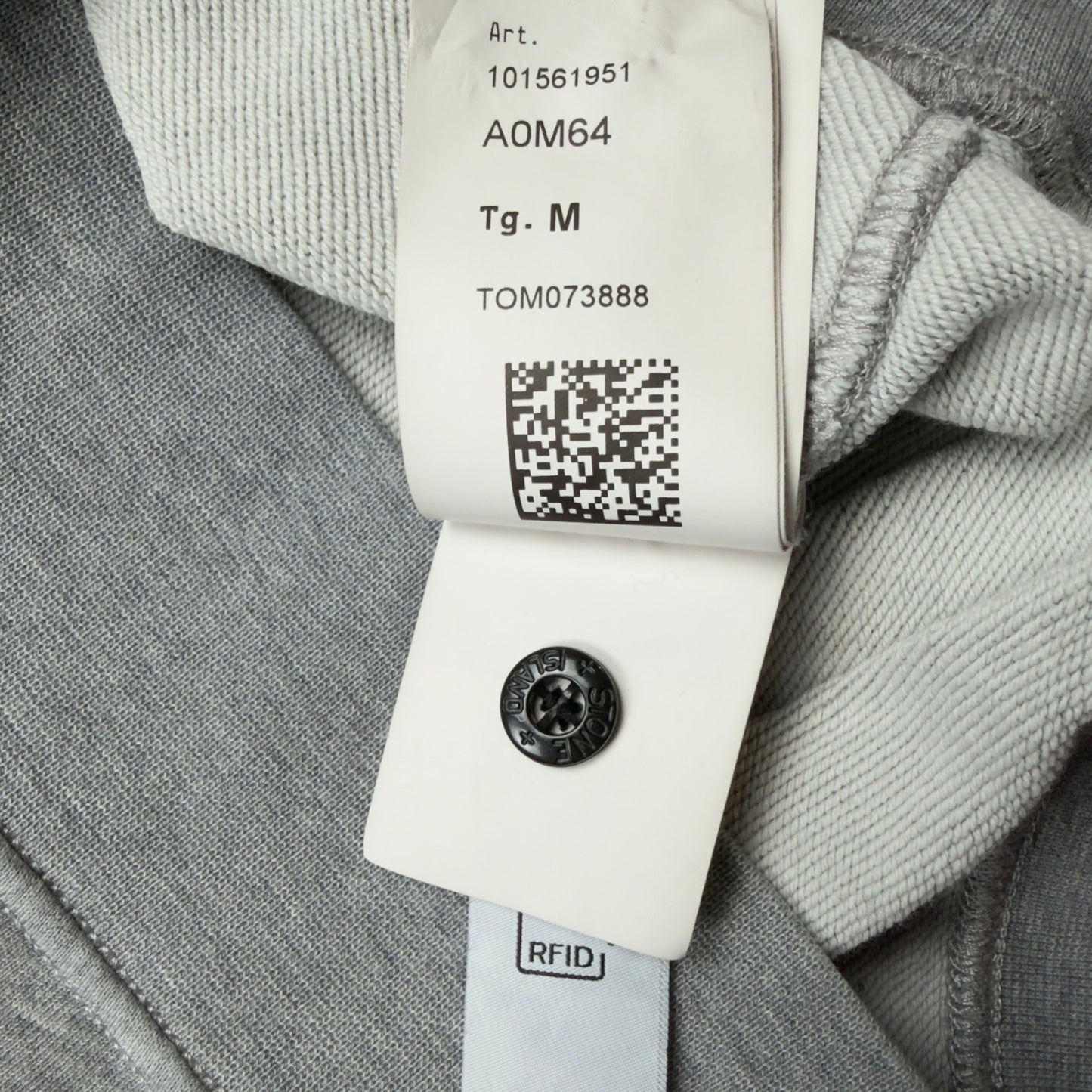 S/S 23 Stone Island Quarter Zip Sweater - Grey
