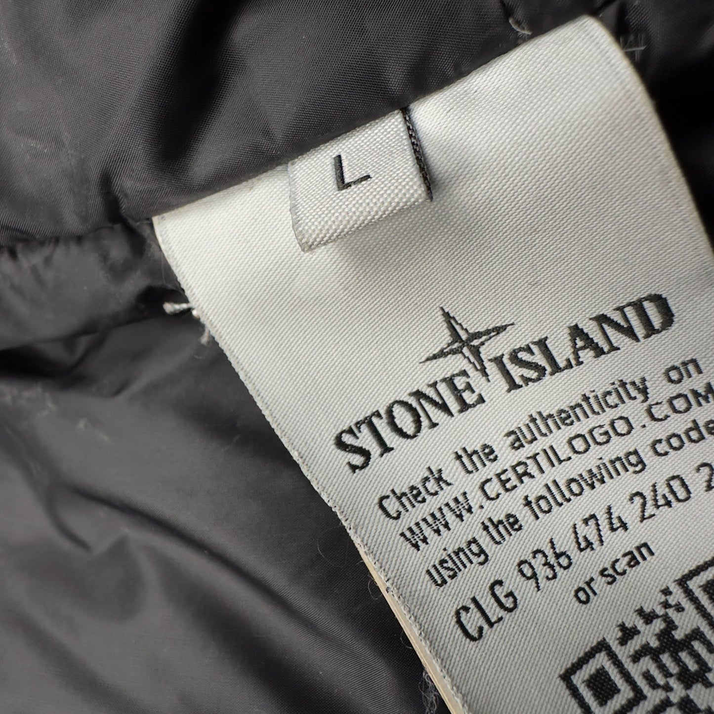 A/W 16 Stone Island David TC Down Parka Jacket with Shearling Hood - Black