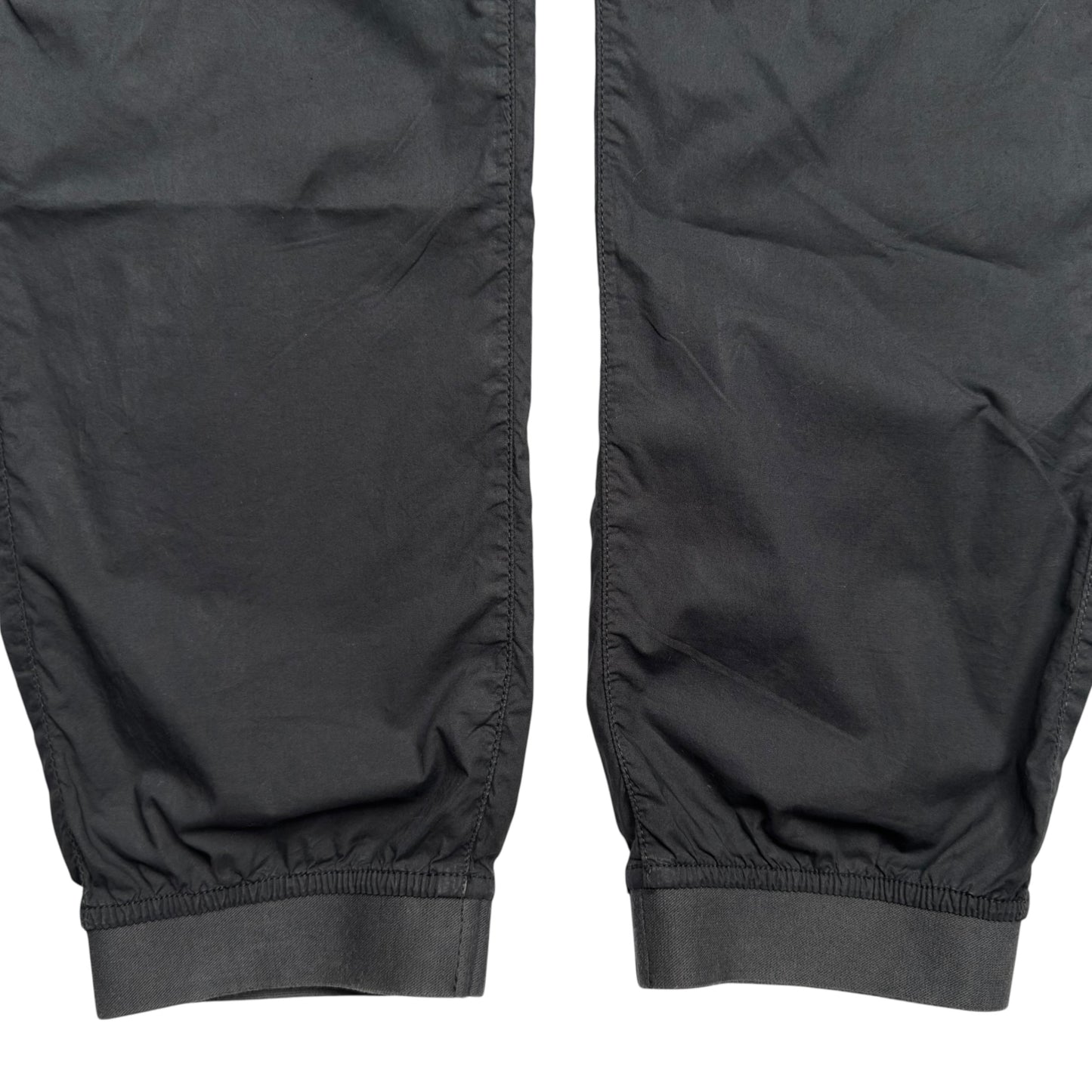 Stone Island Stretch Cotton Cuffed Cargo Trousers - Dark Grey