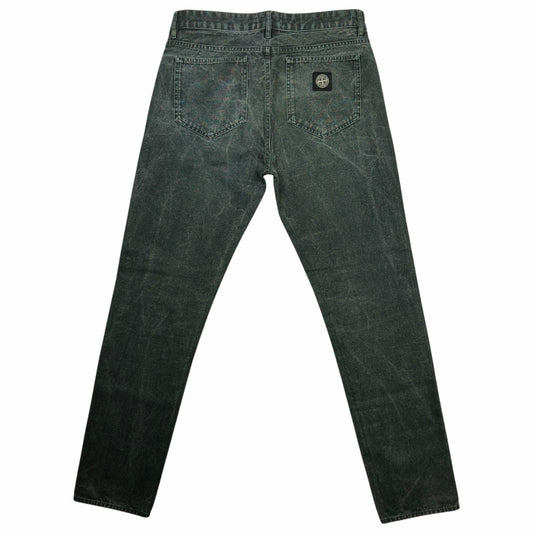 A/W 19 Stone Island Panama Placcato Cotton Hemp Trousers - 32 SL
