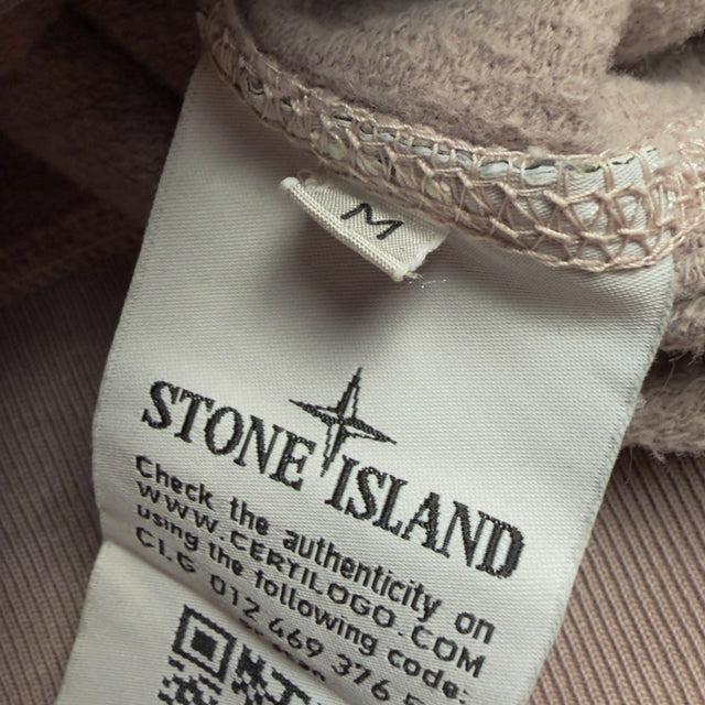 A/W 17 Stone Island Cotton Fleece Crewneck Sweatshirt - Dusty Pink