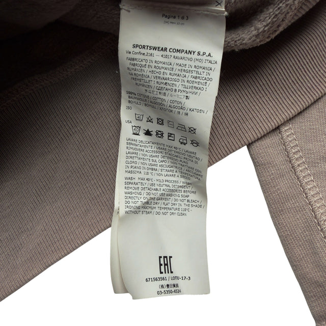 A/W 17 Stone Island Cotton Fleece Crewneck Sweatshirt - Dusty Pink