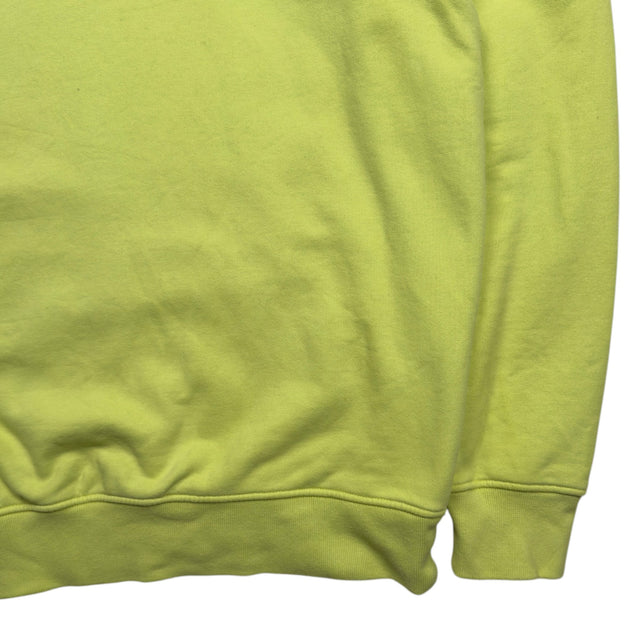 A/W 19 Stone Island Garment Dyed Crewneck Sweatshirt - Yellow