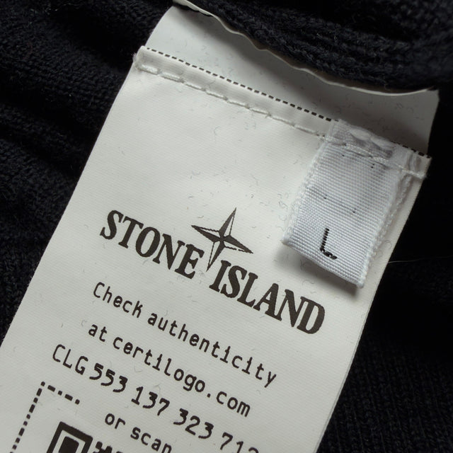 A/W 21 Stone Island Light Pure Wool Crewneck Sweater - Dark Navy