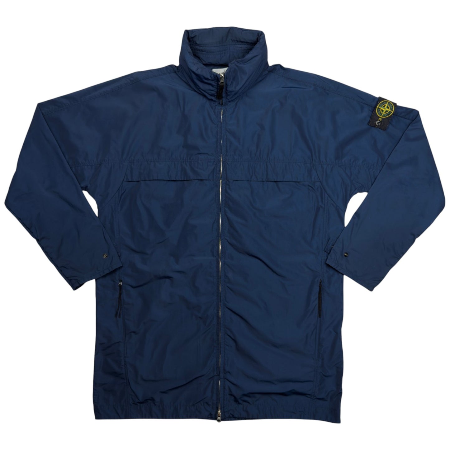 S/S 20 Stone Island Micro Reps Parka Jacket - Navy Blue