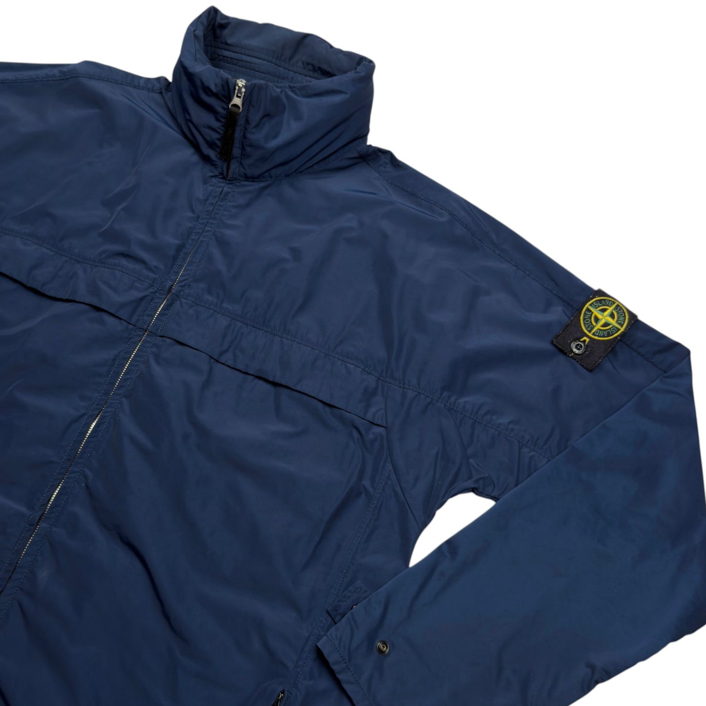 S/S 20 Stone Island Micro Reps Parka Jacket - Navy Blue