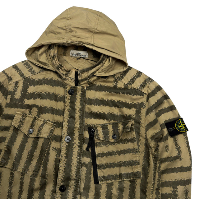 S/S 14 Stone Island Raso Di Cotone Stampato OVD Maze Camo Field Jacket