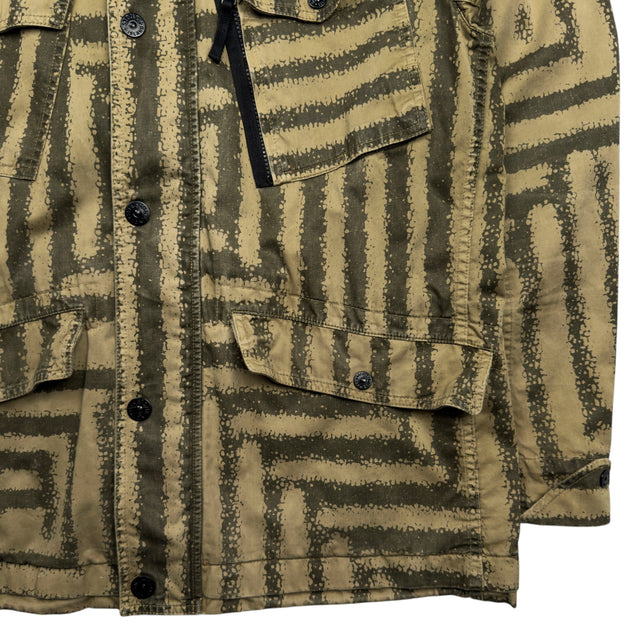 S/S 14 Stone Island Raso Di Cotone Stampato OVD Maze Camo Field Jacket