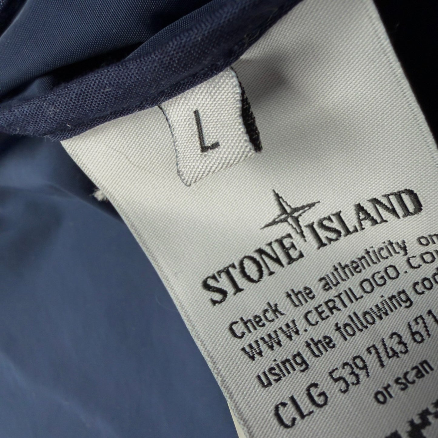 S/S 20 Stone Island Micro Reps Parka Jacket - Navy Blue