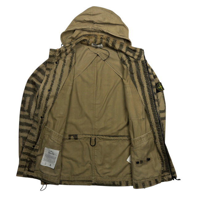 S/S 14 Stone Island Raso Di Cotone Stampato OVD Maze Camo Field Jacket