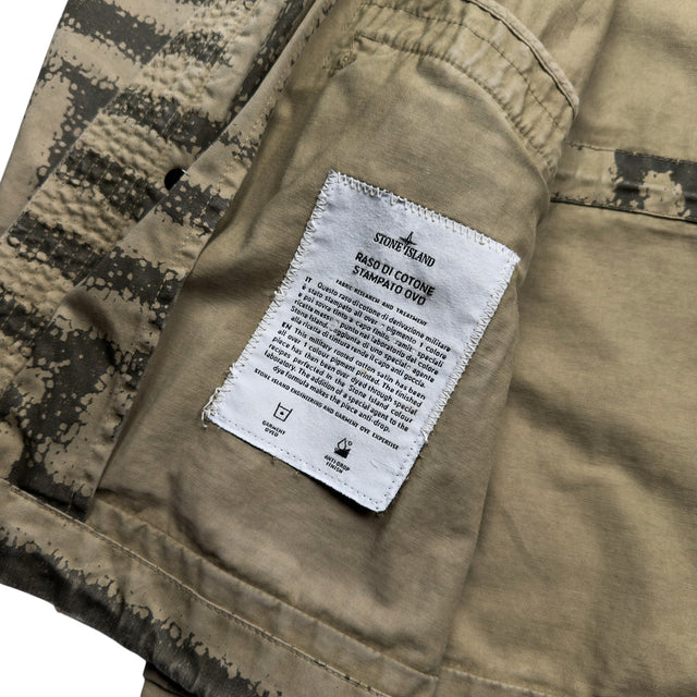 S/S 14 Stone Island Raso Di Cotone Stampato OVD Maze Camo Field Jacket