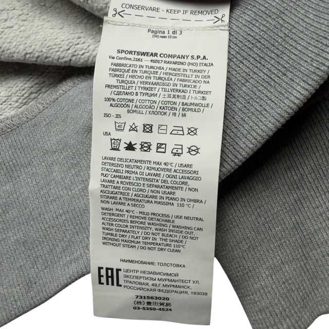 A/W 20 Stone Island Cotton Crewneck Sweatshirt - Grey
