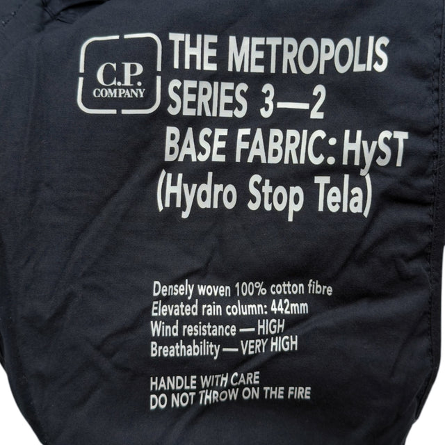 S/S 23 C.P. Company Metropolis Series Hydro Stop Tela Cargo Shorts - Navy