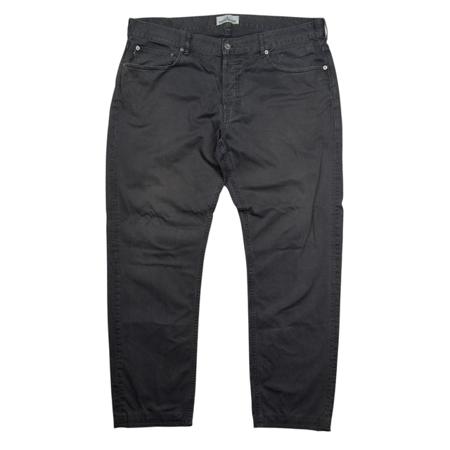 S/S 15 Stone Island RE-T Regular Tapered Cotton Trousers - Charcoal Grey