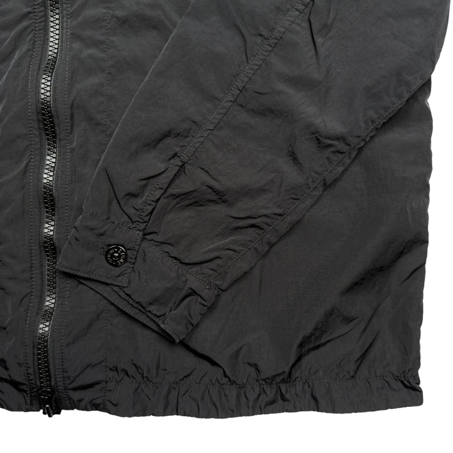 S/S 20 Stone Island Nylon Metal Patch Program Overshirt - Black